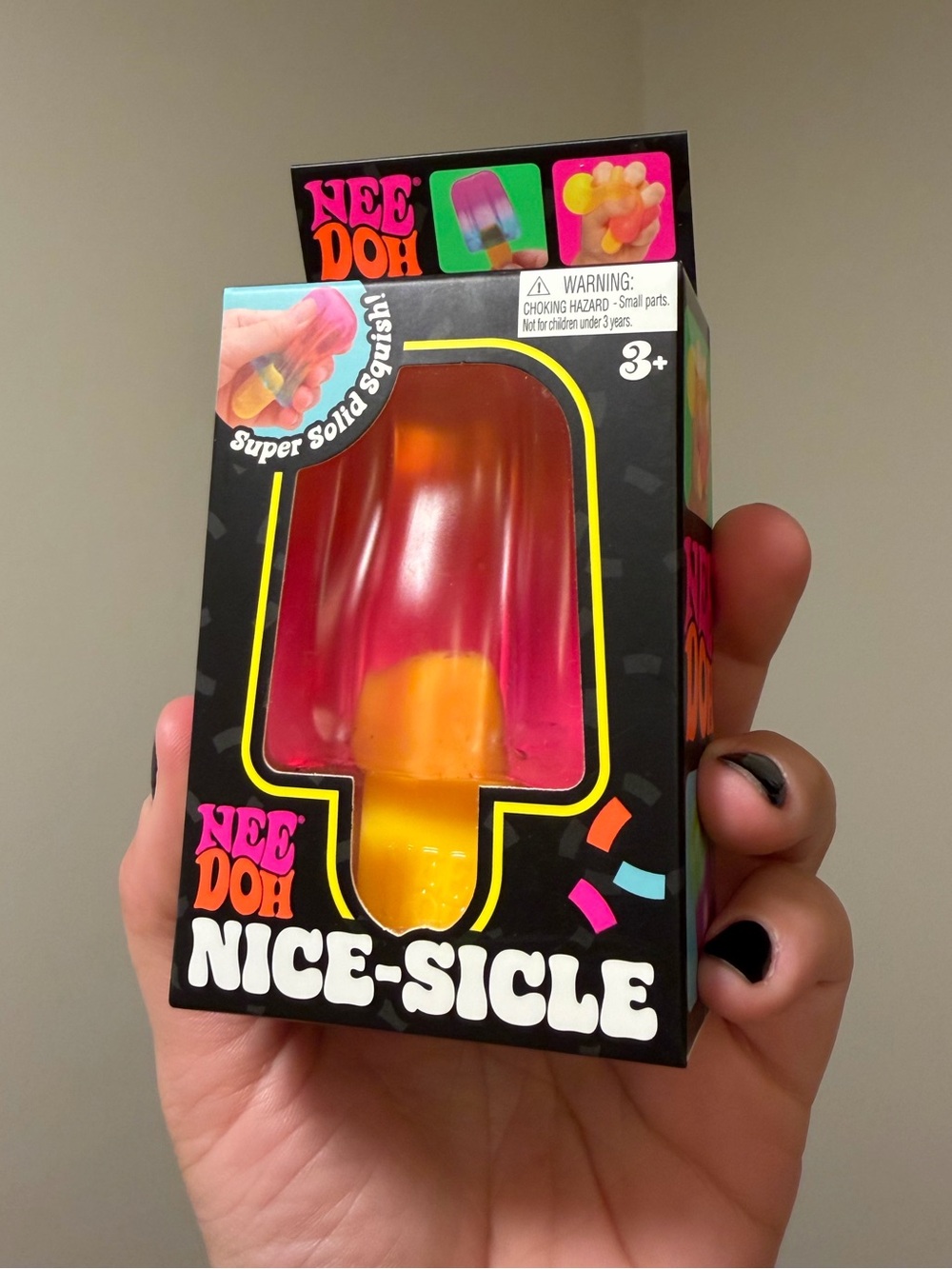 NeeDoh Nice-Sicle - Pink/Orange (1 PC)